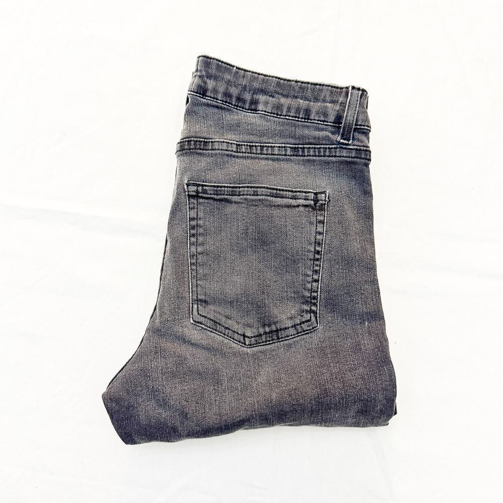 Acne Studios Skin 5 Used Black Skinny Denim Jeans Zip Fly Size 25